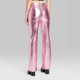 Women's High-Rise Metallic Flare Pants - Wild Fable Pink 16