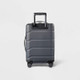 New - Hardside Carry On Suitcase Gray - Open Story