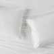 Standard Washed Supima Percale Solid Pillowcase Set White - Casaluna