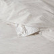 3pc King Space Dyed Cotton Linen Duvet & Sham Set Light Gray - Threshold