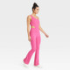 Women's Asymmetrical Flare Bodysuit - JoyLab Pink S