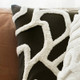 Kobo Tufted Decorative Pillow White/Black - Rochelle Porter
