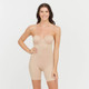 ASSETS BY SPANX Women's Flawless Finish Strapless Cupped Midthigh Bodysuit - Beige S