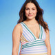 One Piece Maternity Swimsuit - Isabel Maternity by Ingrid & Isabel Striped XL