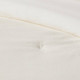Open Box King Cotton Velvet Comforter & Sham Set Cream - Threshold