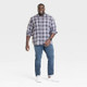 Men's Reversible Long Sleeve Button-Down Shirt - Goodfellow & Co Blue XL