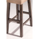 New - 30" Saddle Backless Barstool Rustic Gray/Taupe – Hillsdale Furniture