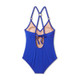 Women's Wide Ribbed Ring Medium Coverage One Piece Swimsuit - Kona Sol Blue L