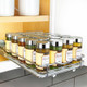 New - Lynk Professional 8" Wide Slide Out Spice Rack Upper Cabinet Organizer