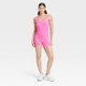 Women's Seamless Short Active Bodysuit - JoyLab Pink XS