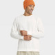 Men's Long Sleeve Seamless Sweater - All In Motion Cream XXL