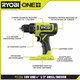Like New -  RYOBI ONE+ 18V Cordless 2-Tool Combo Kit with Drill/Driver, Circular Saw, (2) 1.5 Ah Batteries, and Charger