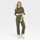Women's Button-Front Coveralls - Universal Thread Green 6