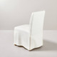 New - Canvas Slipcover Armless Dining Chair - Cream - Hearth & Hand with Magnolia