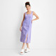 New - Women's Violet Sleeveless Corset Denim Dress - Future Collective with Gabriella