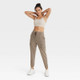 Women's French Terry Cargo Joggers - JoyLab Gray XXL