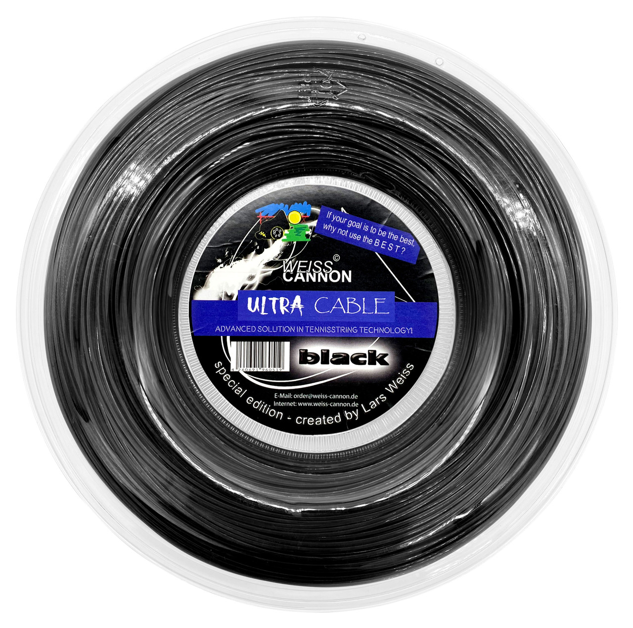 Weiss Cannon Ultra Cable 17 1.23mm 200M Reel - Racquet Depot UK