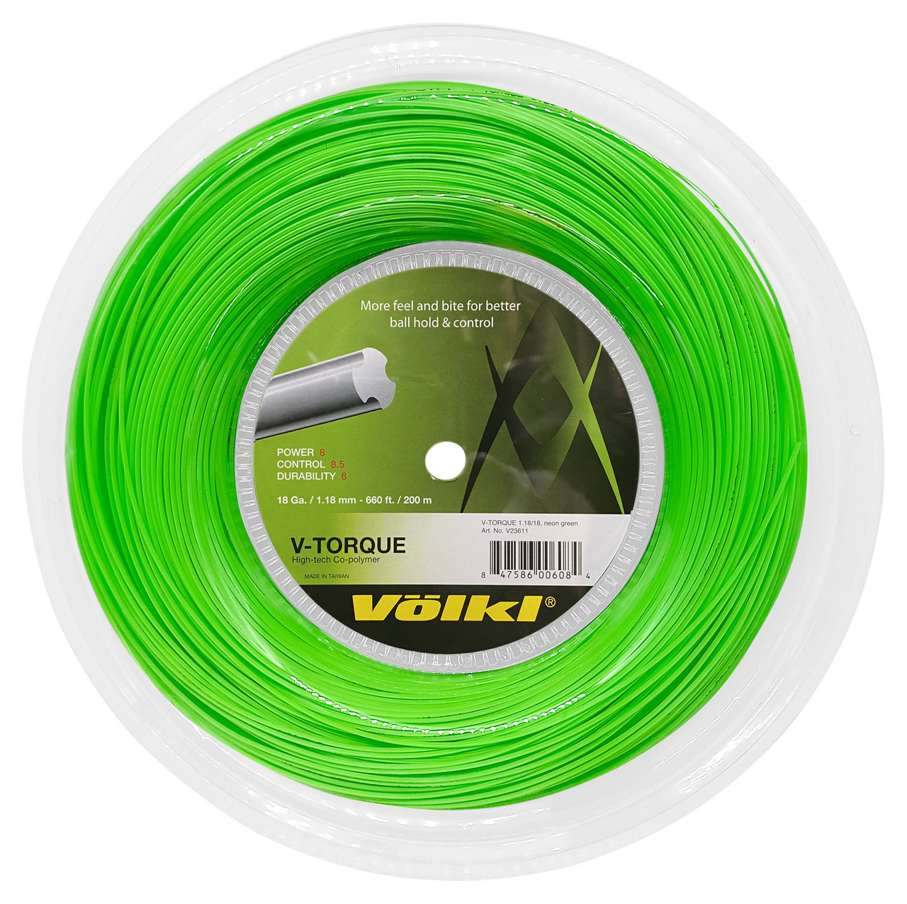 Volkl V-Torque 18 1.18mm 200M Reel - Racquet Depot UK