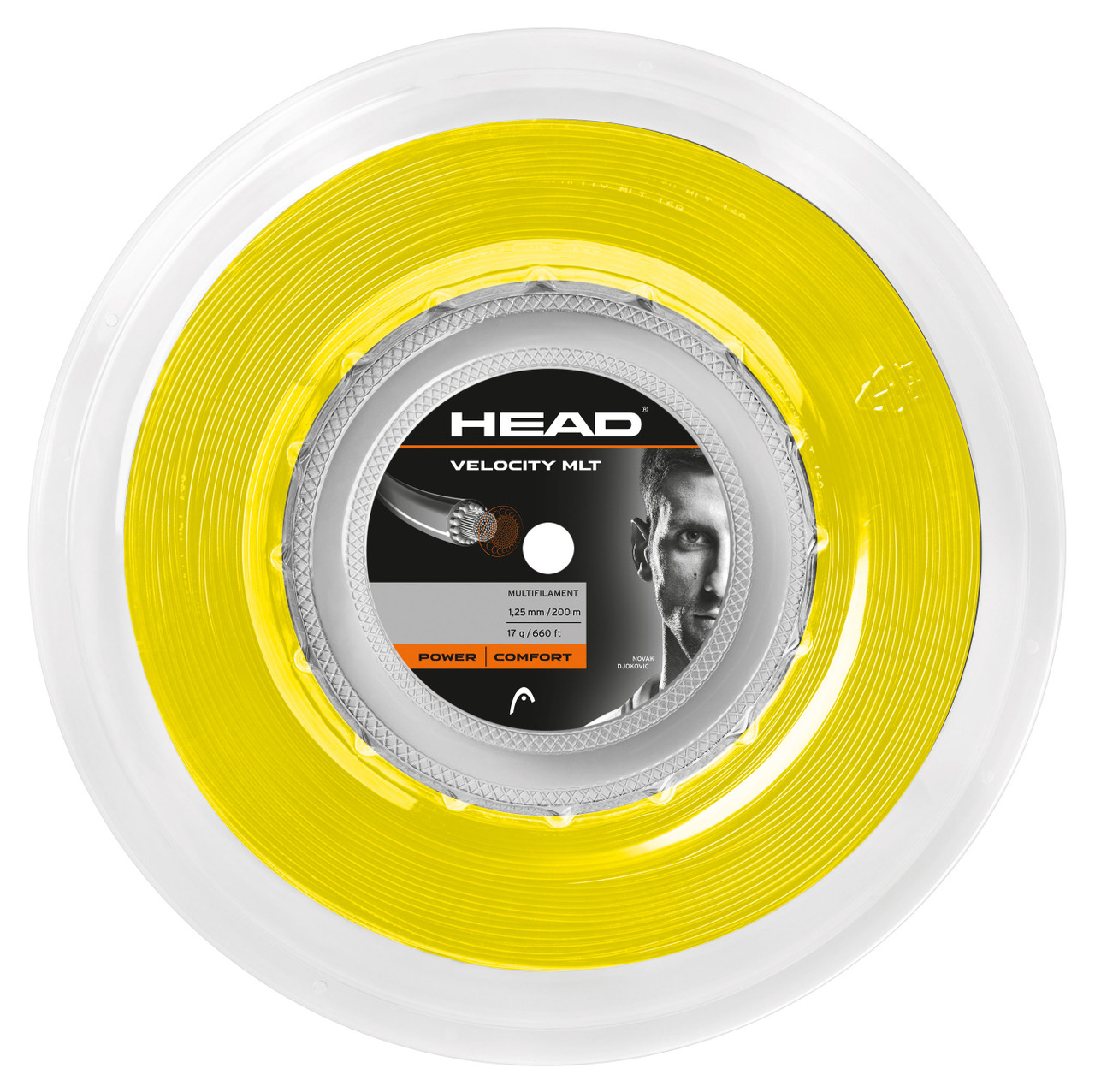 Rouleau De Corde De Tennis Head Velocity MLT – 200m – 1,25mm – Bleu – Multifilament