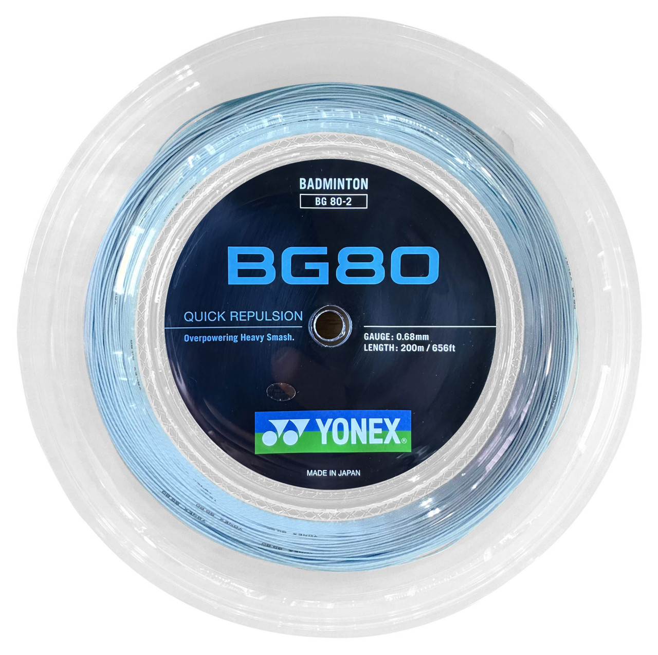 YONEX - YONEX BG80 200mロール Yonex BG80 0.68mm 200m Reel