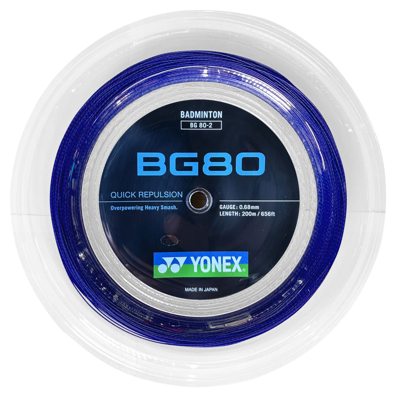 Yonex BG80 0.68mm Badminton 200M Reel - W & D Strings