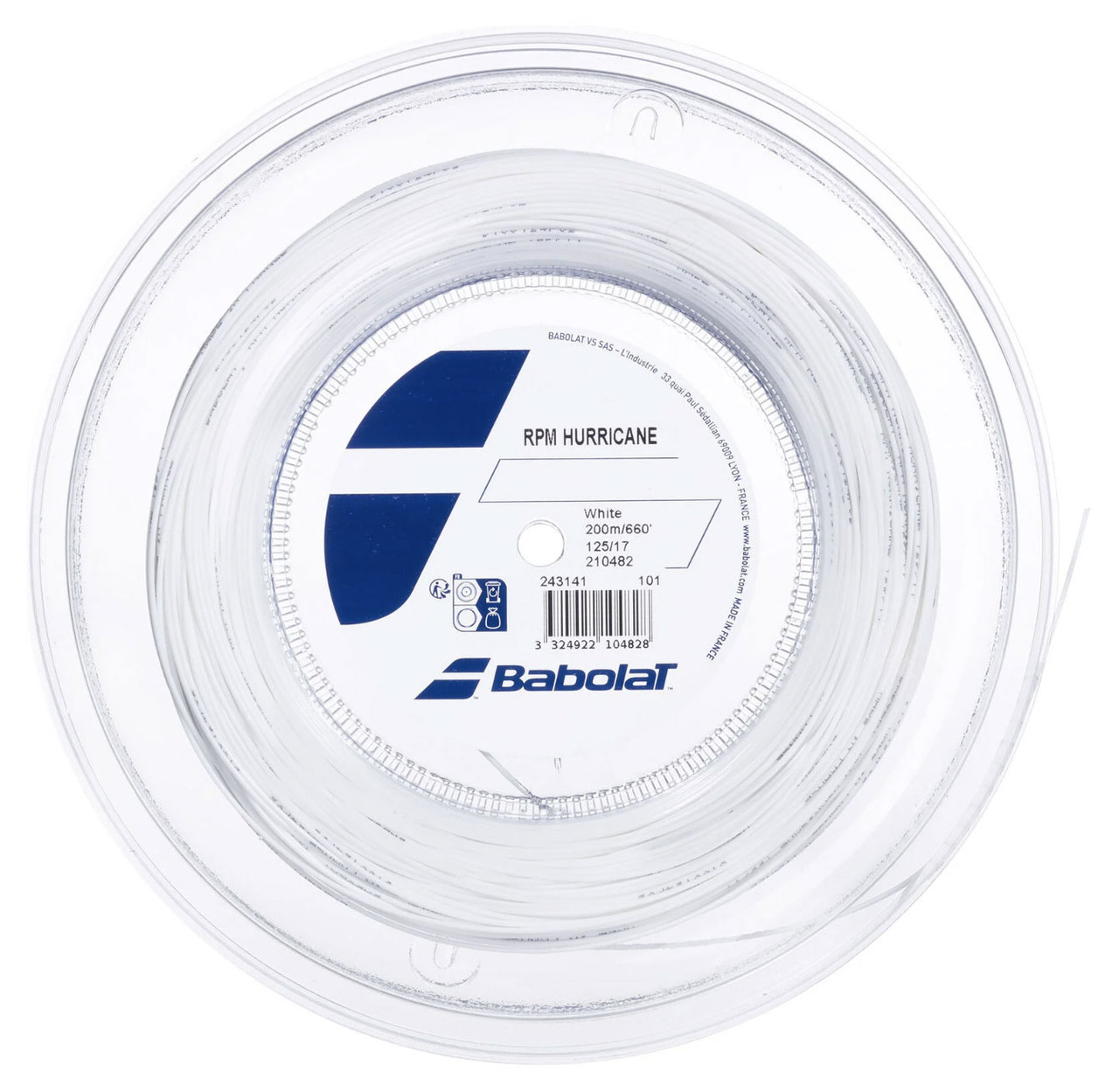 Babolat RPM Hurricane 17 1.25mm 200M Reel Racquet Depot UK