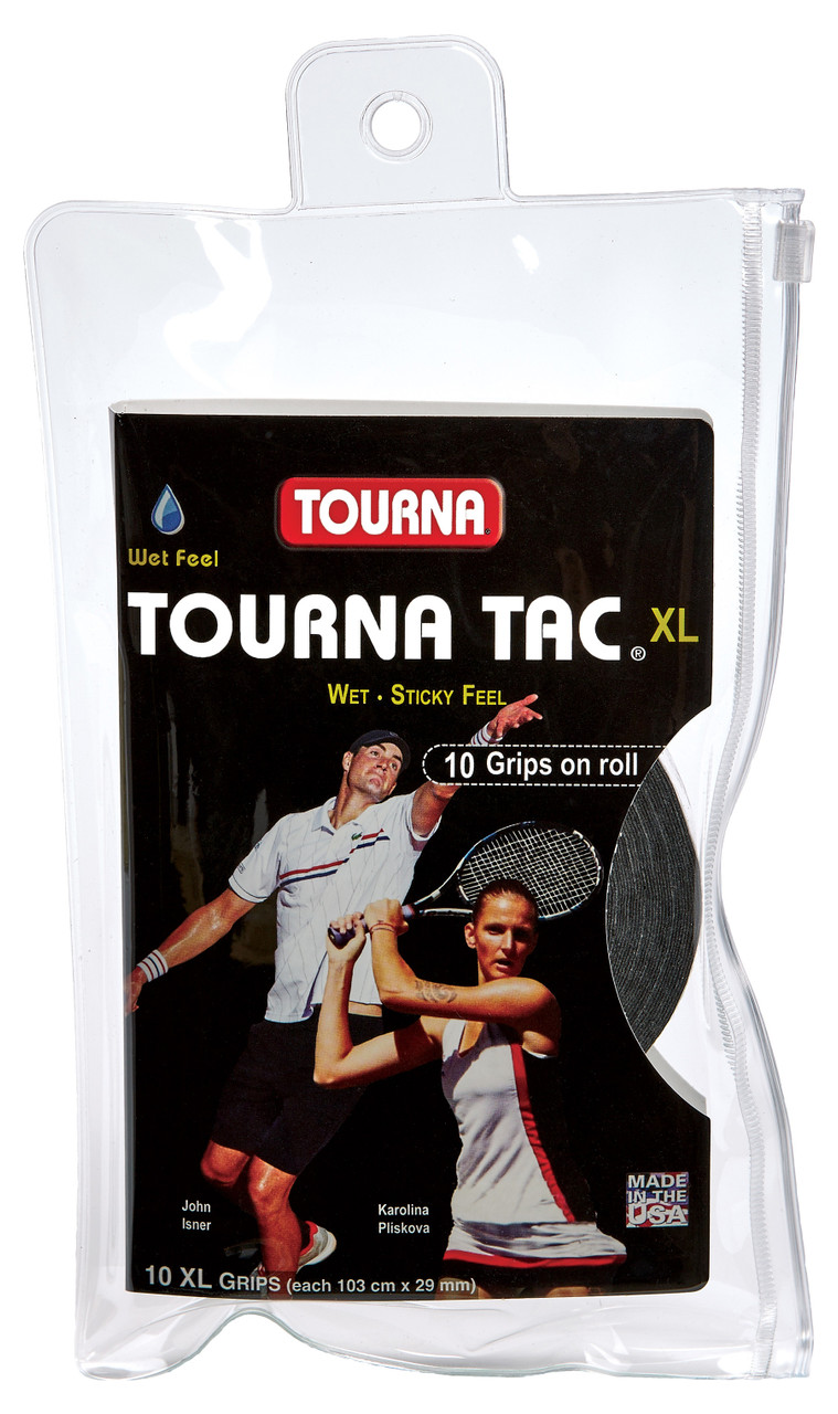 Tourna Grip Tennis Tourna Mega Tac XL - Overgrip Extra Aderente, Colore Blu, Confezione Da 10 - Per Tennis Overgrip Per Presa Salda Tennis - Foto 9