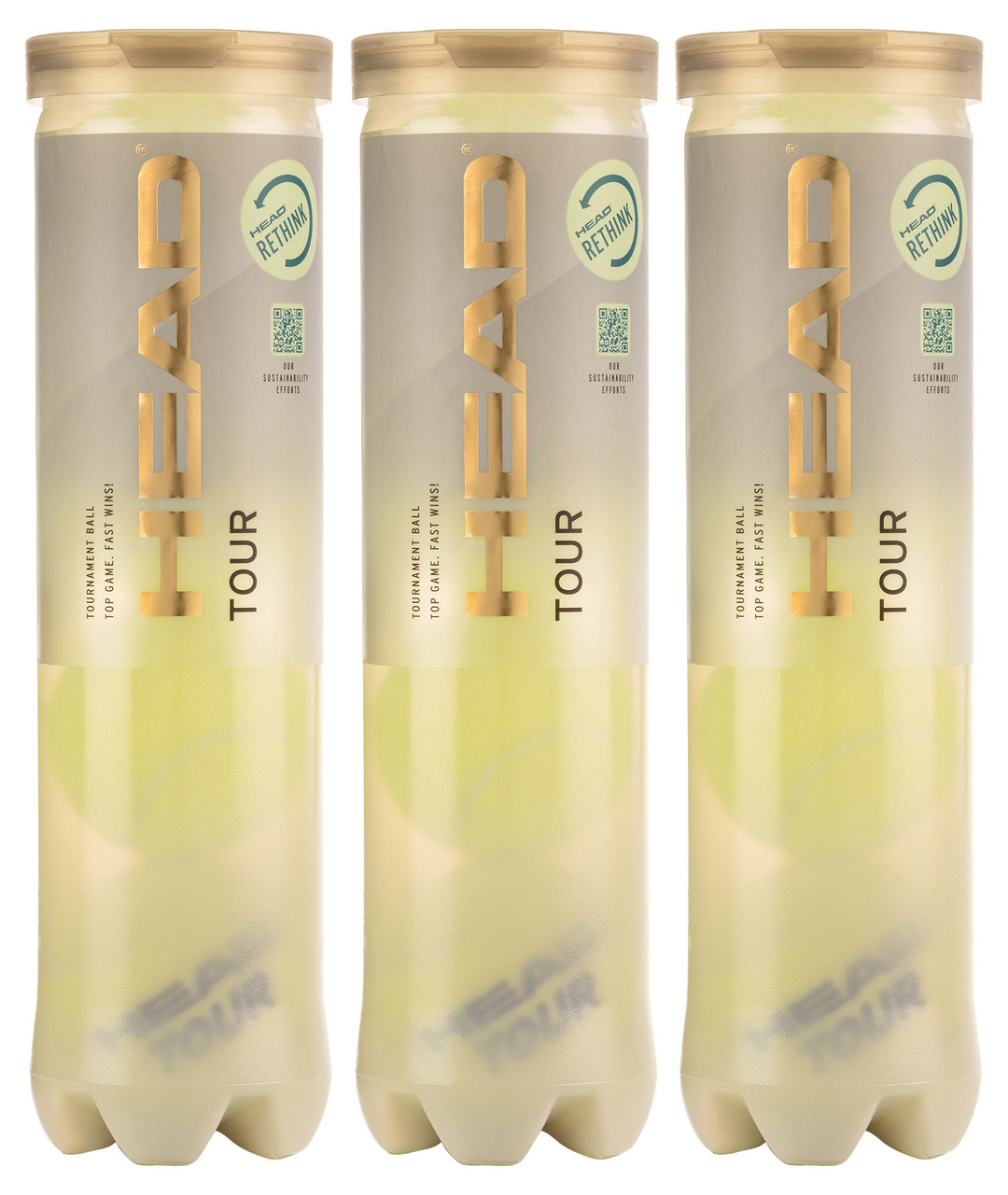 HEAD Tour Tennis Balls Dozen - W & D Strings