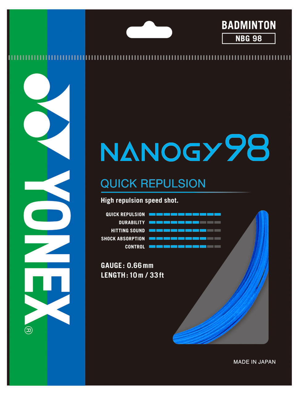 Yonex Nanogy 98 0.66mm Badminton Set - Racquet Depot UK