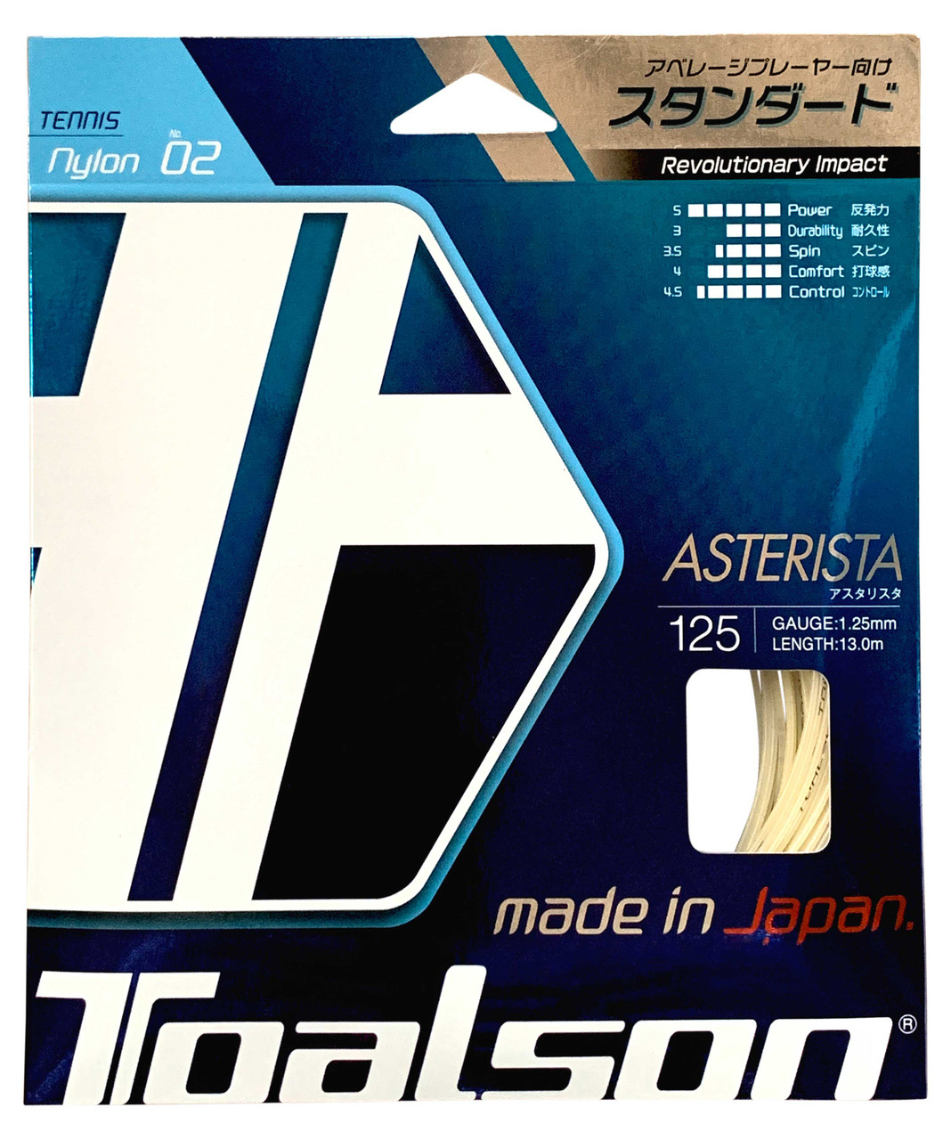 Toalson Asterisk 17 1.25mm Set - W & D Strings