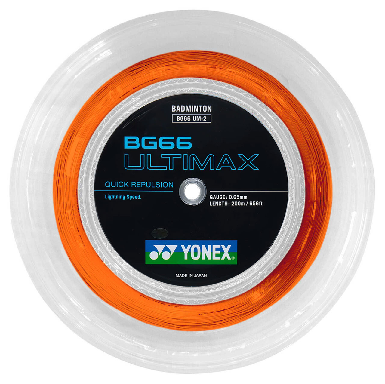 Yonex BG66 Ultimax 0.65mm Badminton 200M Reel - W & D Strings