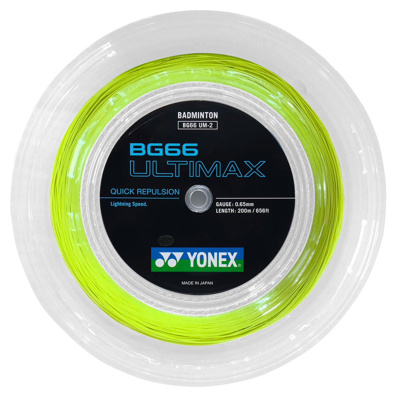 Yonex BG66 Ultimax 0.65mm Badminton 200M Reel - W & D Strings