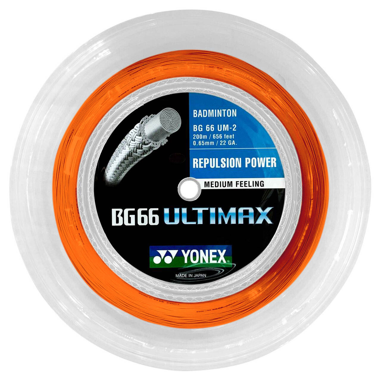 Yonex BG66 Ultimax Badminton String 200m Reel