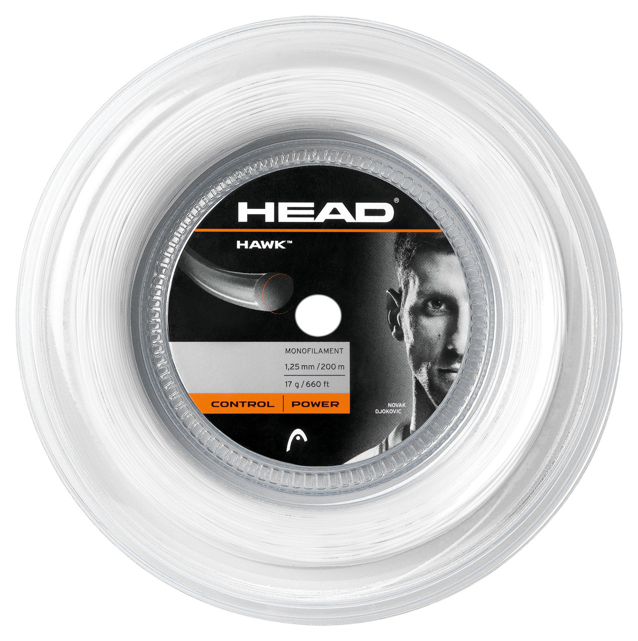 Head Hawk 17 1.25mm 200M Reel - W & D Strings