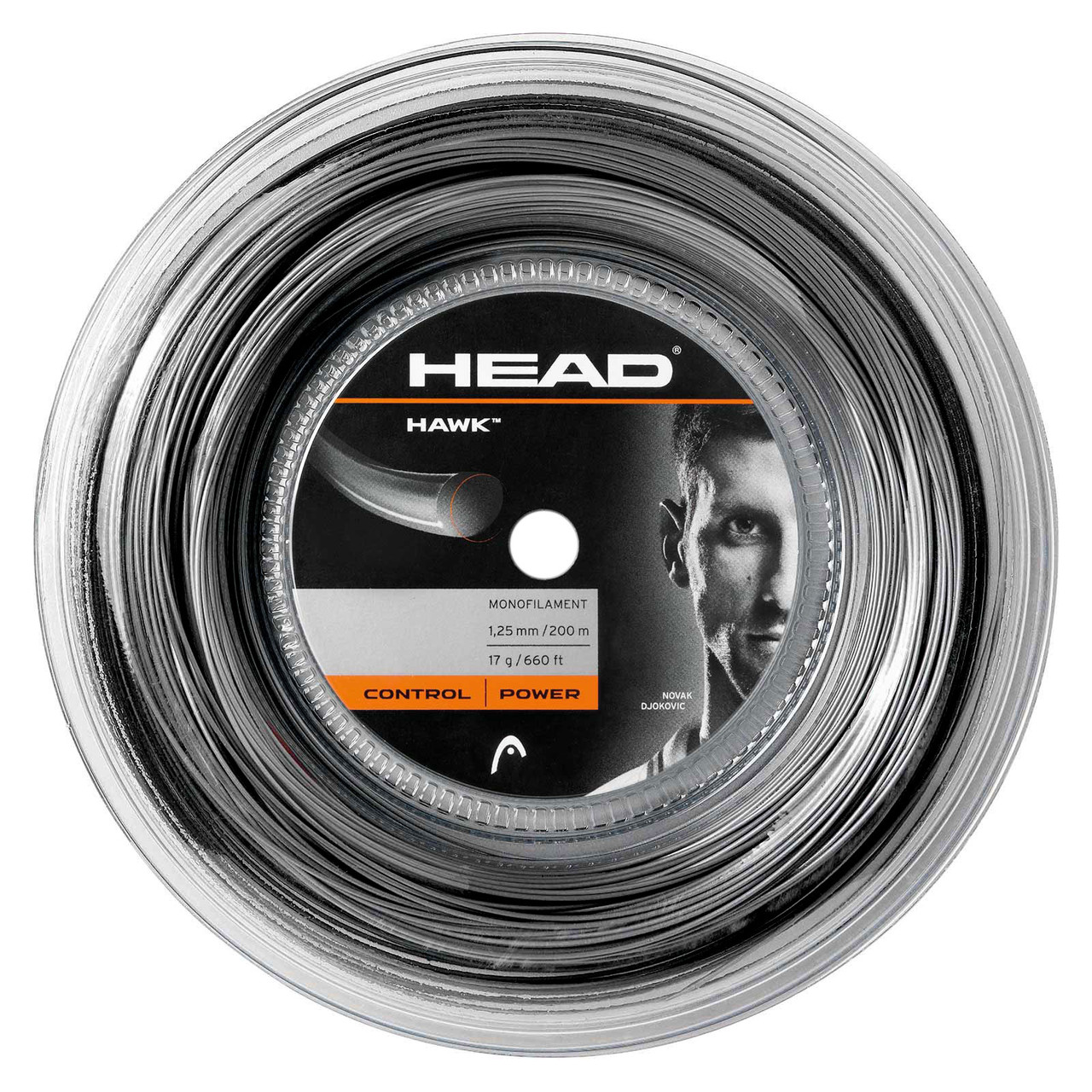 Head Hawk 17 1.25mm 200M Reel - W & D Strings