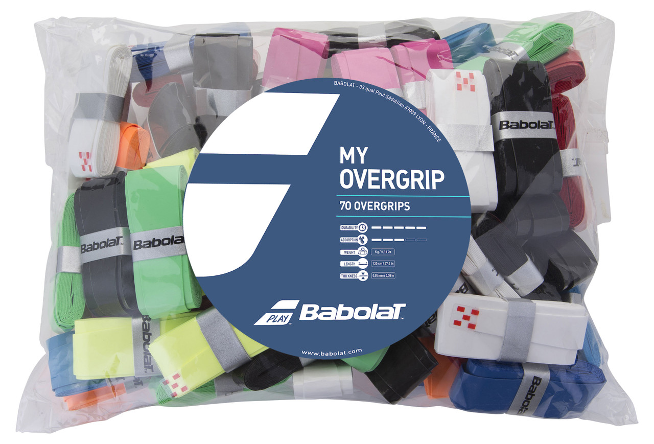 Babolat My Overgrip Refill Bag of 70 Racquet Depot UK