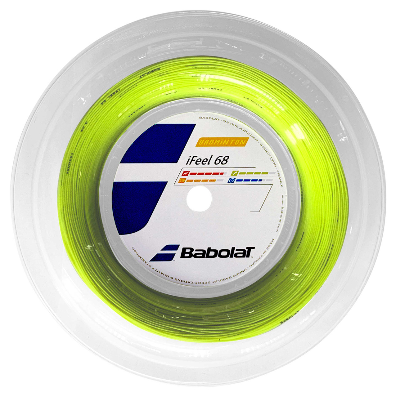 Babolat iFeel 68 0.68mm Badminton 200M Reel Racquet Depot UK