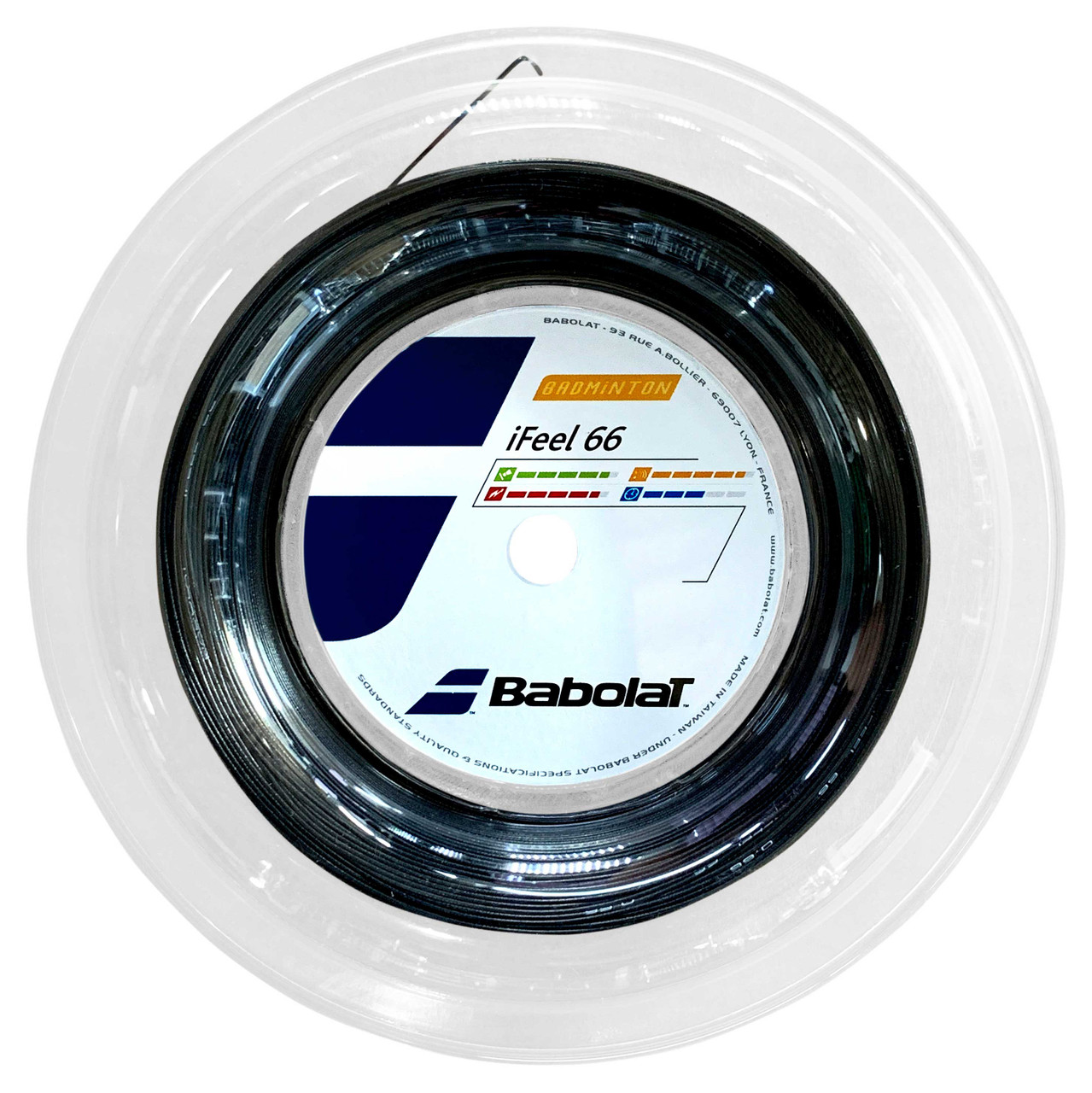 Babolat iFeel 66 0.66mm Badminton 200M Reel Racquet Depot UK