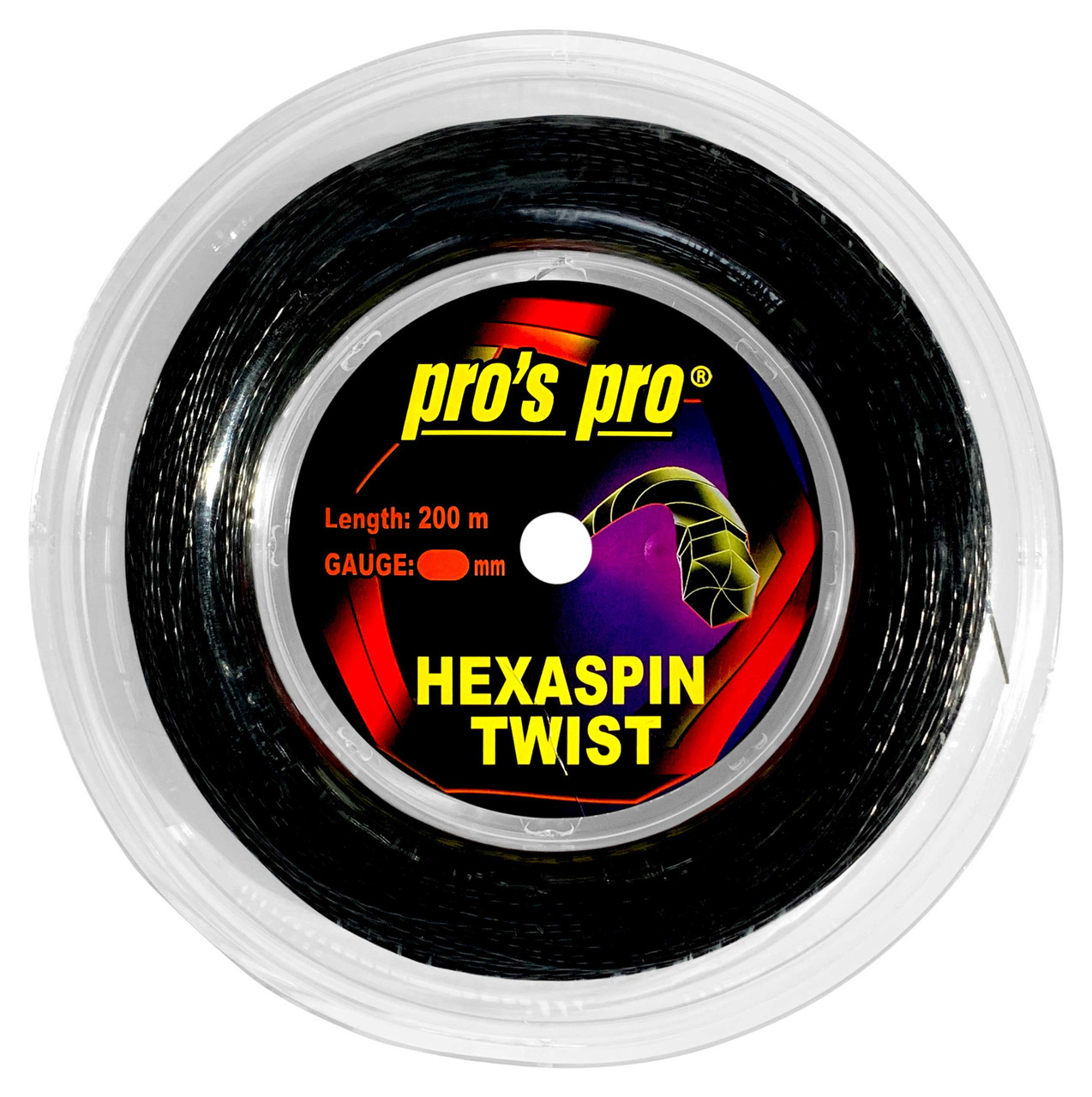 Cordage Tennis Pro's Pro Hexaspin Twist Bobine De Ficelle De