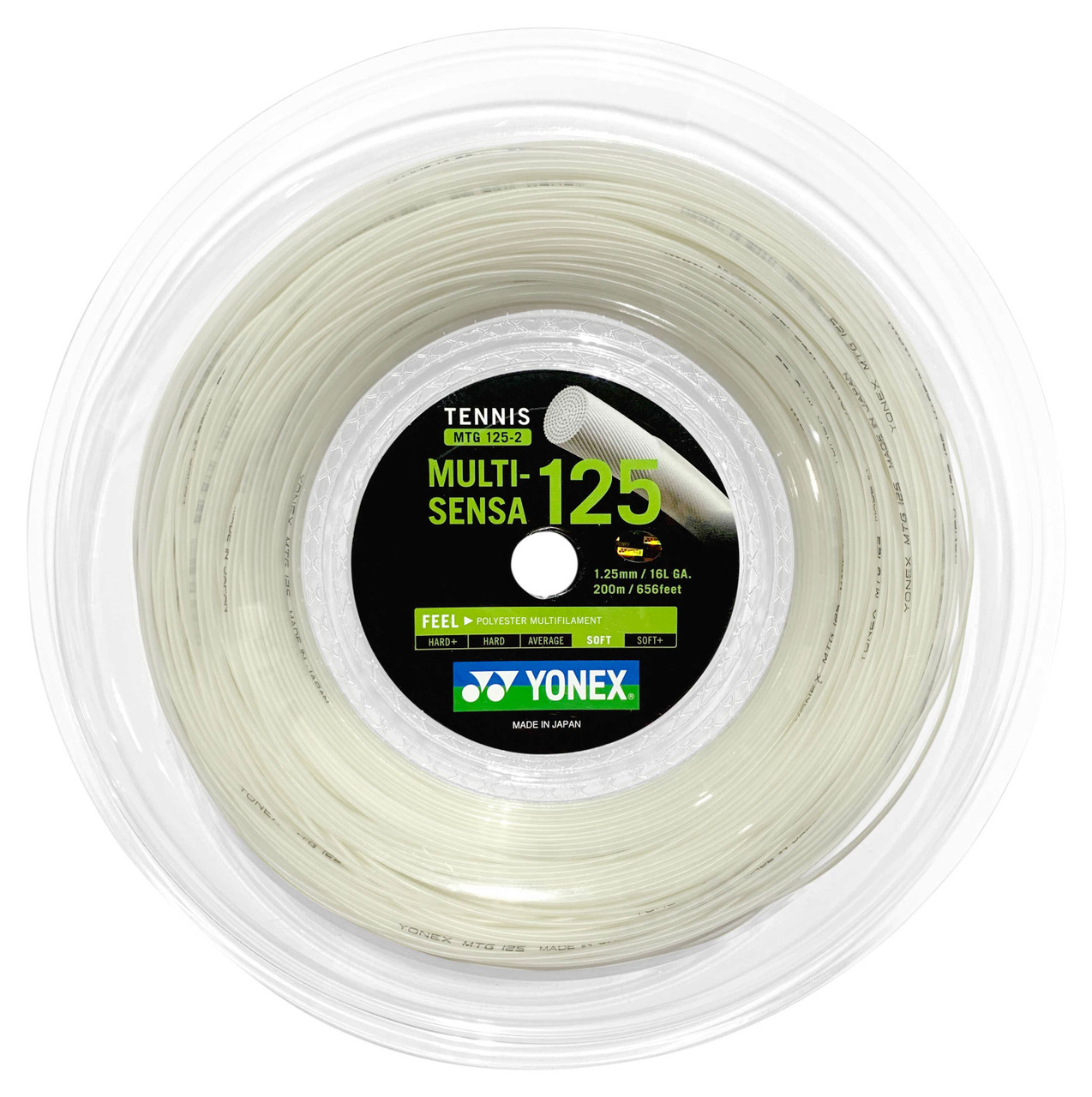 Yonex Multi-Sensa 16L 1.25mm 200M Reel - W & D Strings