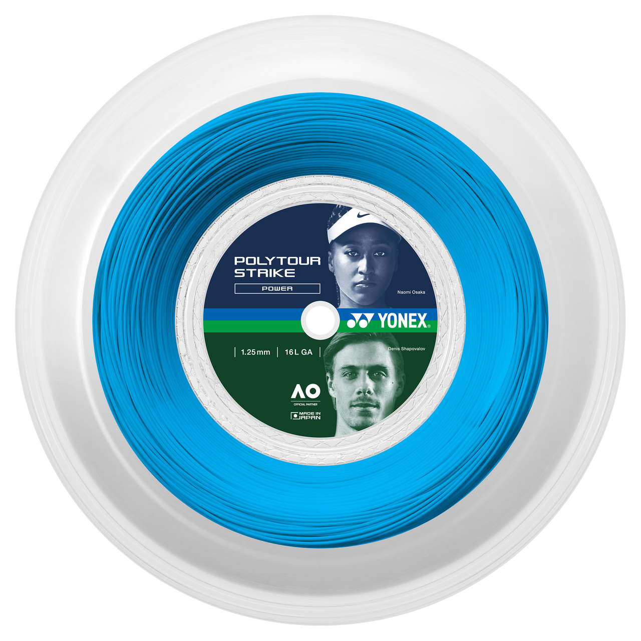 Yonex Poly Tour Strike 16L 1.25mm 200M Reel - W & D Strings Yonex Poly Tour Strike 16L 1.25mm 200M Reel - W & D Strings