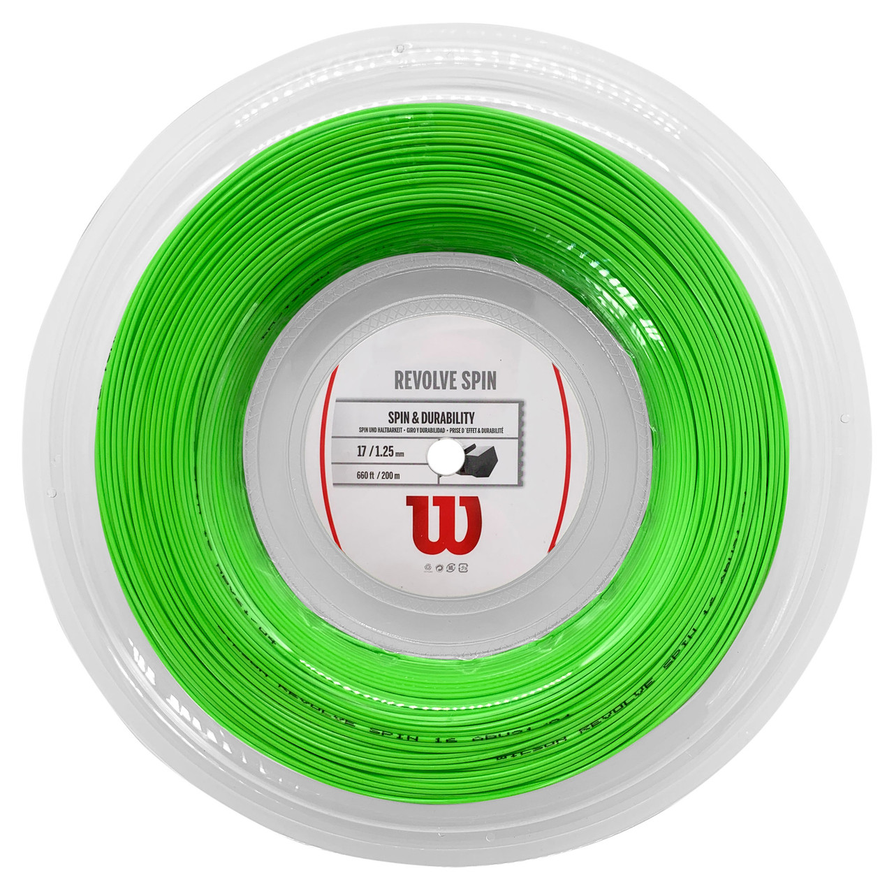 Wilson Revolve Spin 17 1.25mm 200M Reel - W & D Strings