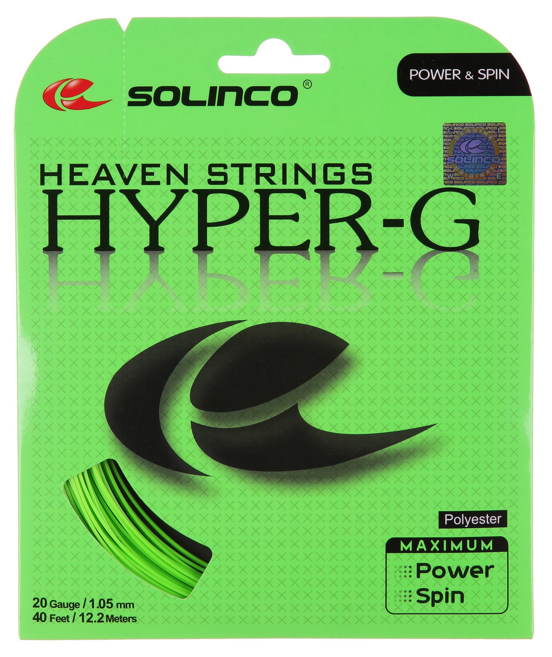 Solinco Hyper-G 20 Gauge (1.05mm) Tennis String - Reel - NEW