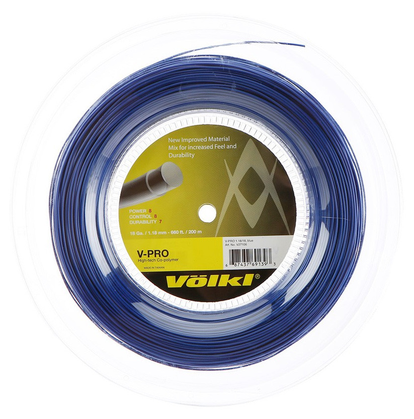 Volkl V-Pro 18 1.18mm 200M Reel - Racquet Depot UK