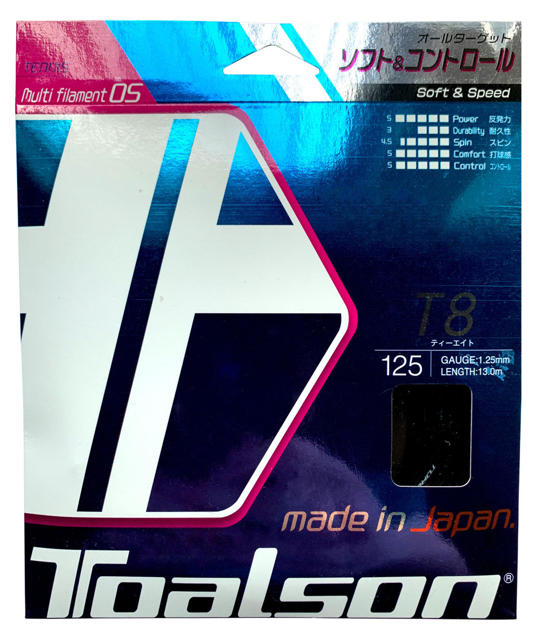 Toalson T8 17 1.25mm Set - W & D Strings