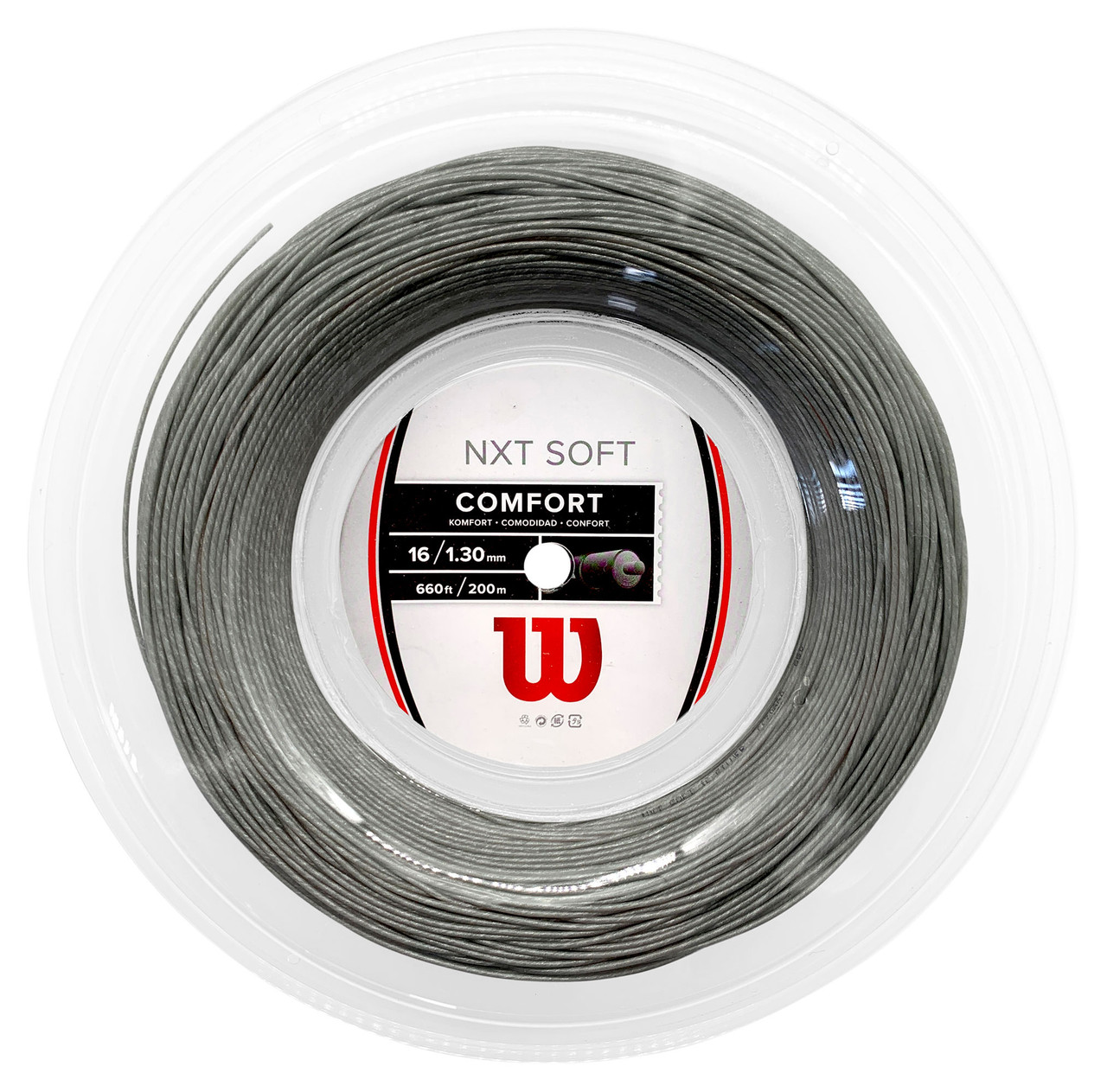 Wilson NXT Control 16 Tennis String - 200m Reel, White