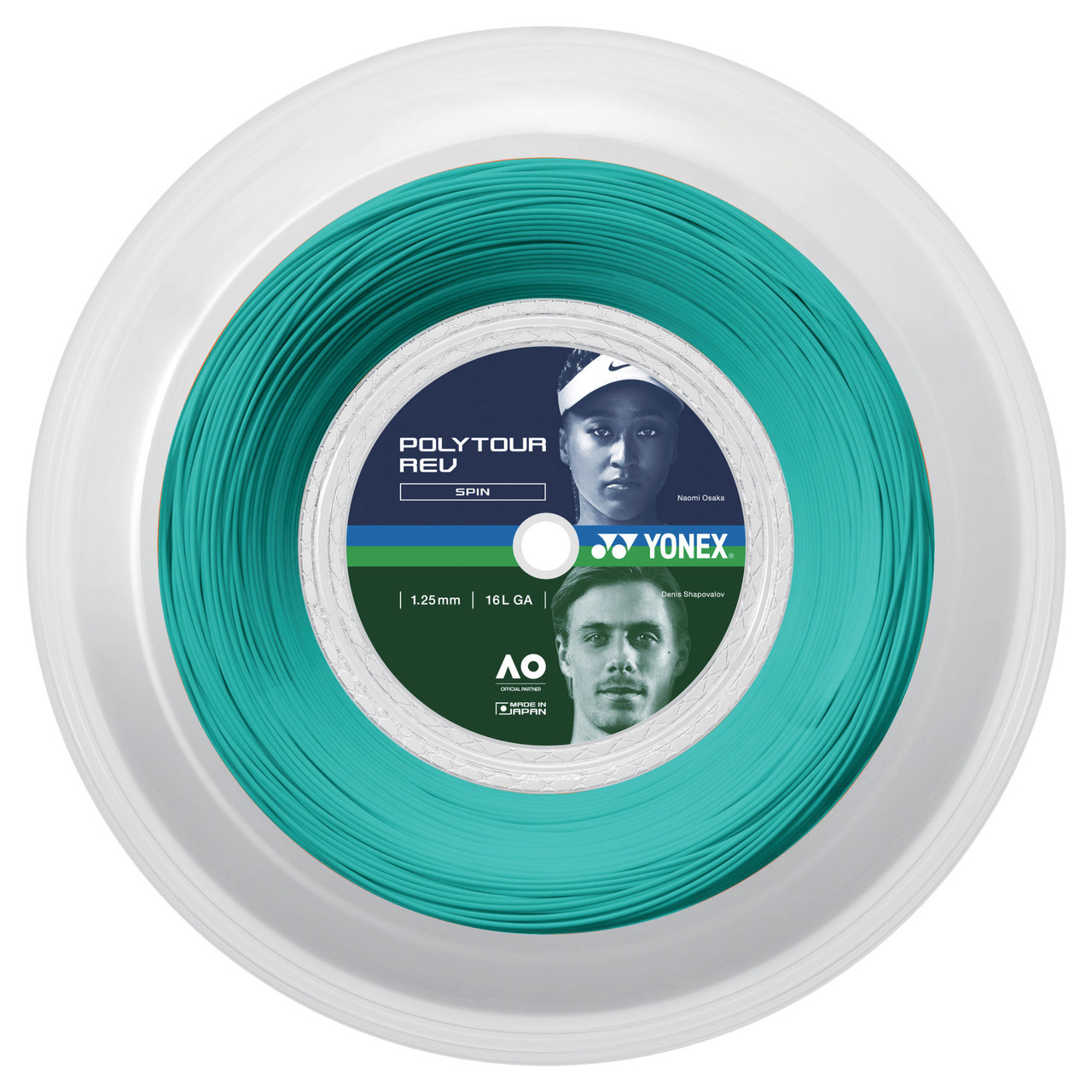 Yonex Poly Tour Rev 16L 1.25mm 200M Reel - W & D Strings