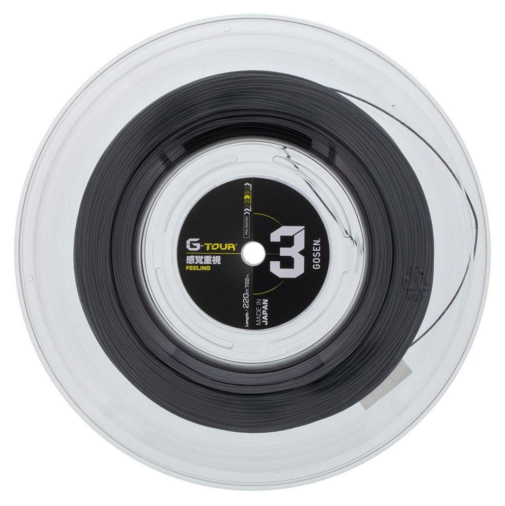 GOSEN G-Tour 3 Tennissaite | Polyester, Weich & Kontrolliert – 220 M, Stärke 16L