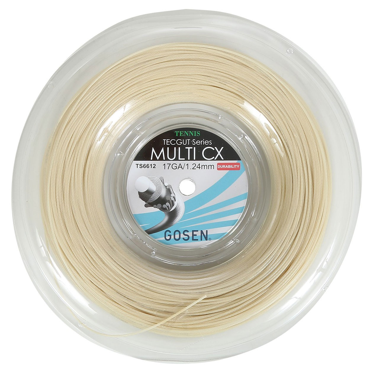 Gosen Multi CX 17 1.24mm 240M Reel - Racquet Depot UK
