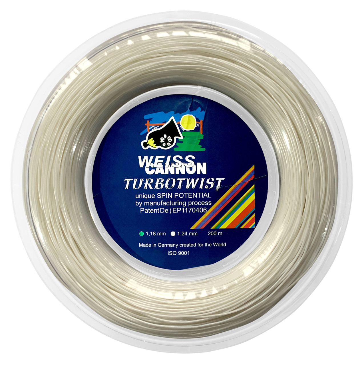 Weiss Cannon Turbo Twist 18 1.18mm 200M Reel - W & D Strings